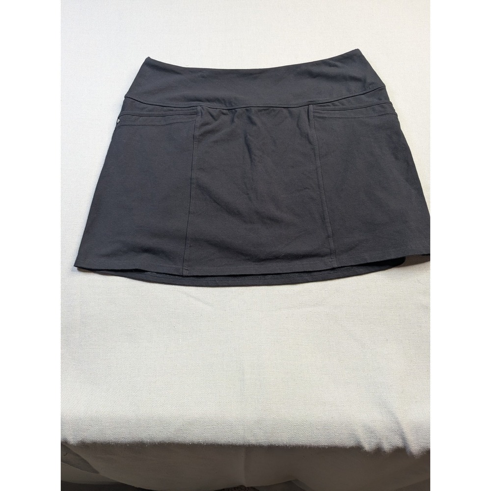 Passports‎ Womens Black Active Skort Size Large Built-in Shorts Pockets Athletic